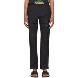 $995 VERSACE Navy Zip Cargo Pants Pocket Pants Men's 48 EU/US 32 AUTHENTIC